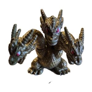 Godzilla King of the Monster Action Figure, 3 Headed Dragon, Ghidorah Gold